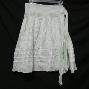 JESIRE size 36, 160/68A, striped lined skirt, side zip and tie